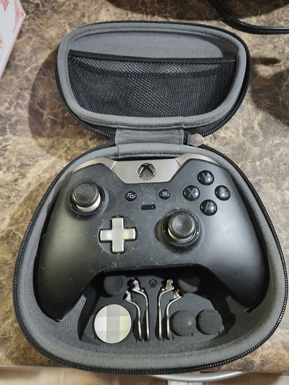 Microsoft Xbox One Elite Wireless Controller (Series 1 Black with Carrying Case